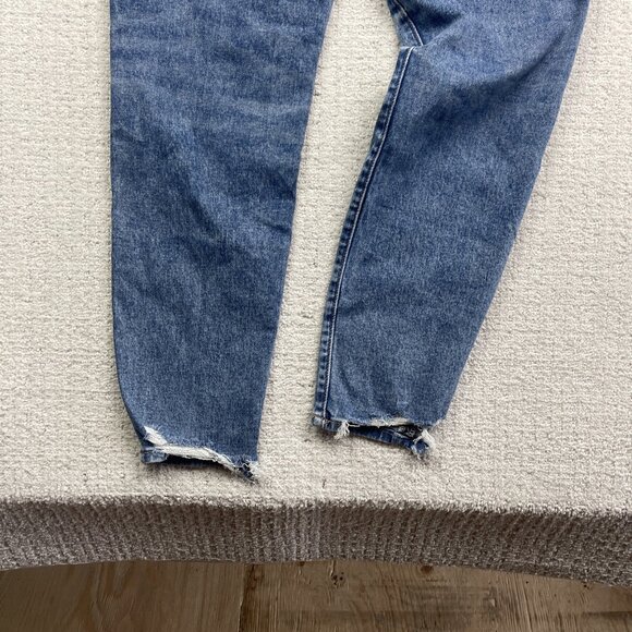 American Eagle High Rise Jegging Stretch Distressed Ripped Jeans Womens 20 Long - Picture 13 of 13
